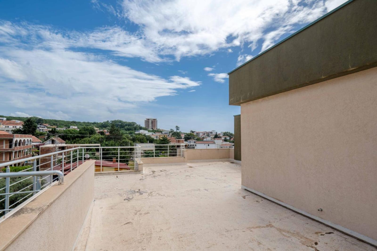 1Bd Modern Apt In Dobra Voda With Roof Access "Moka" بار المظهر الخارجي الصورة