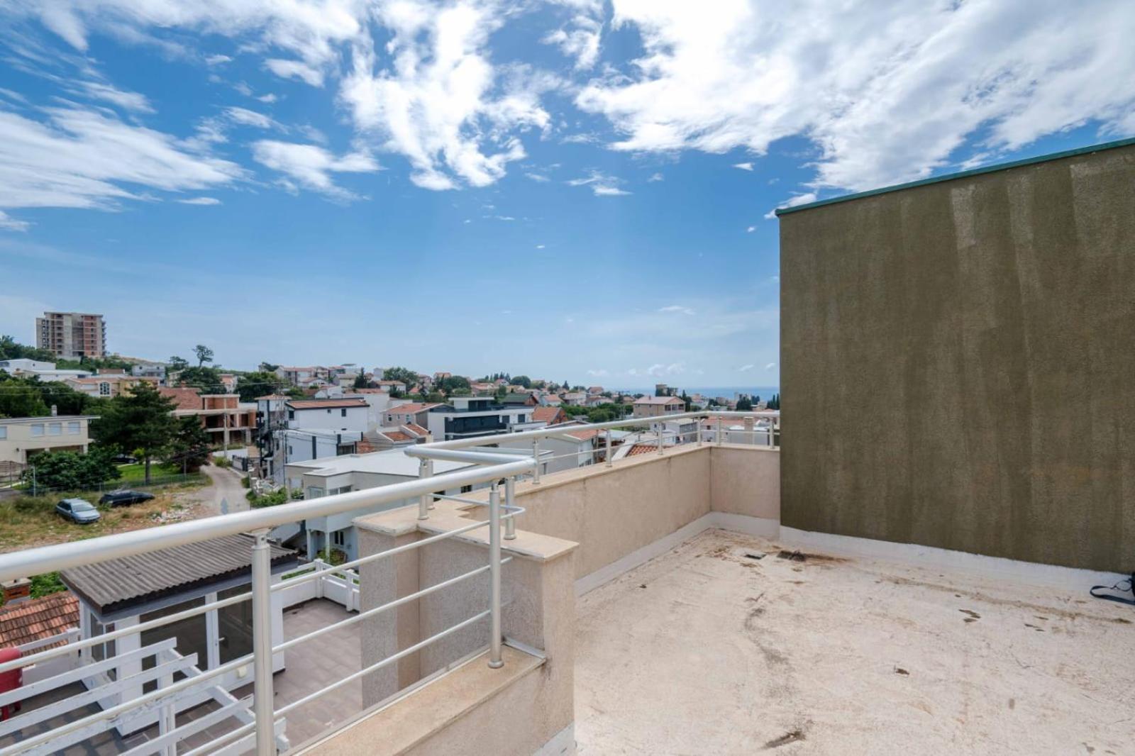 1Bd Modern Apt In Dobra Voda With Roof Access "Moka" بار المظهر الخارجي الصورة