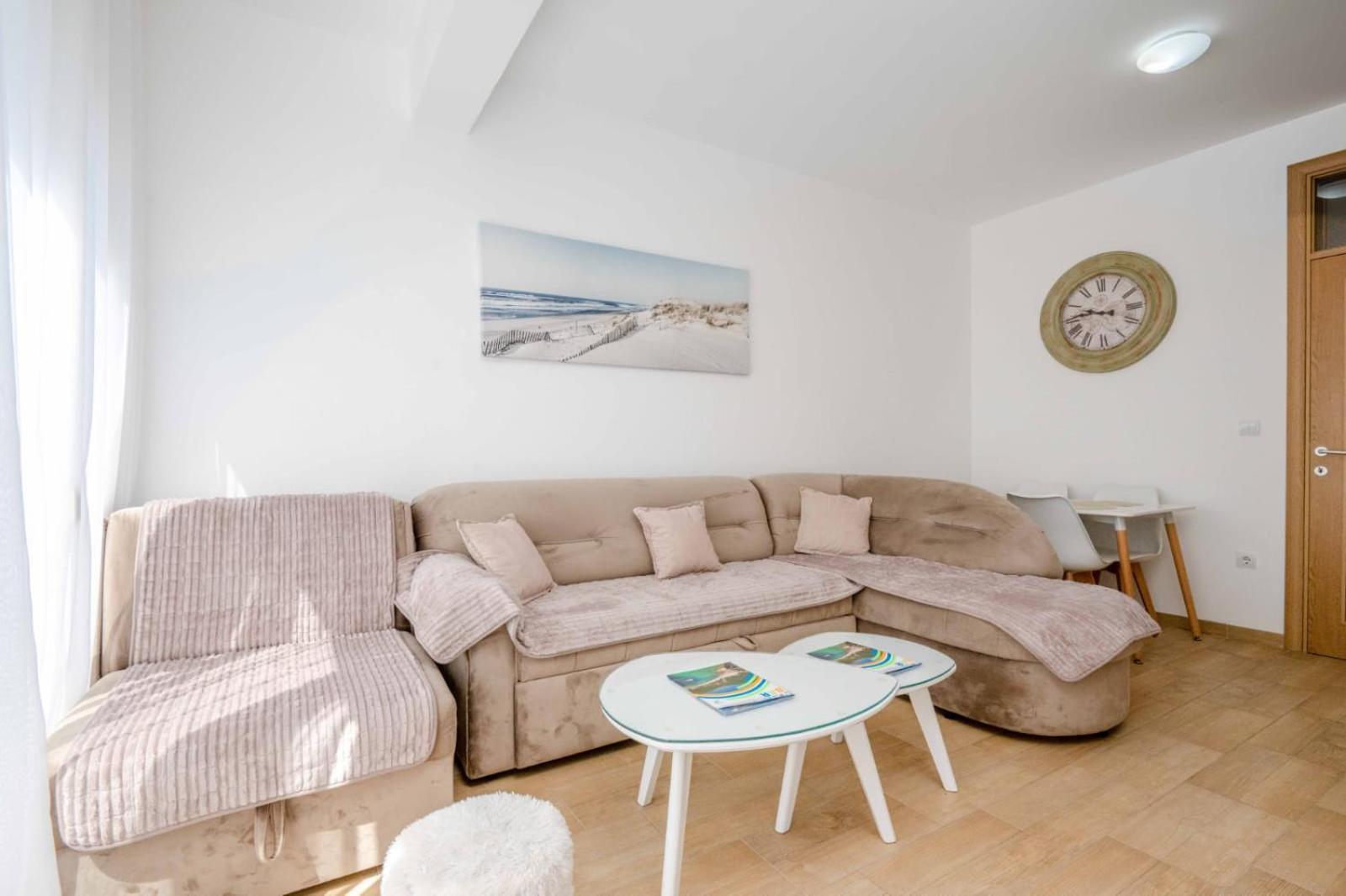 1Bd Modern Apt In Dobra Voda With Roof Access "Moka" بار المظهر الخارجي الصورة