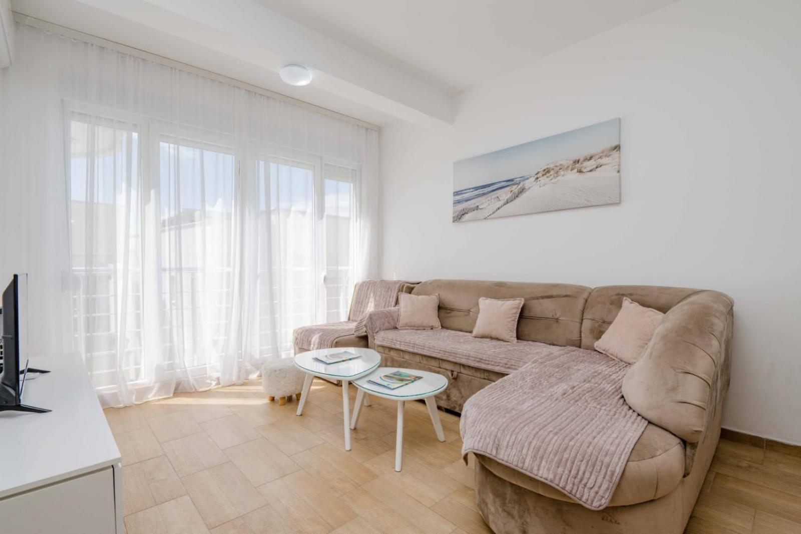 1Bd Modern Apt In Dobra Voda With Roof Access "Moka" بار المظهر الخارجي الصورة